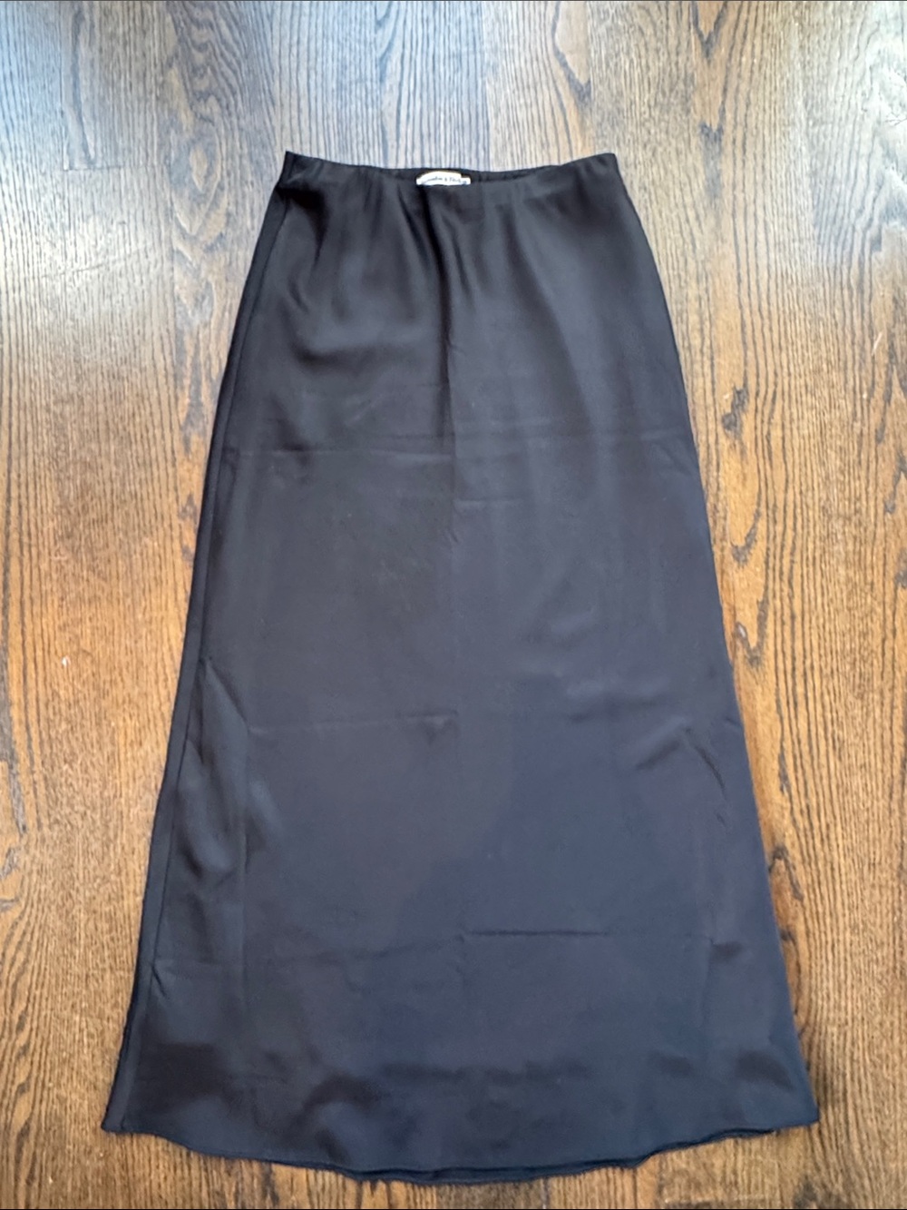 AF Black Women's Mdi Silk  Skirt
